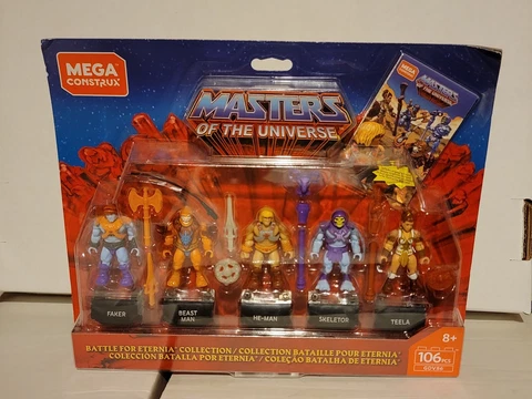 Mega Construx Masters of the Universe Battle for Eternia 5 Set He Man FAKER b Cover