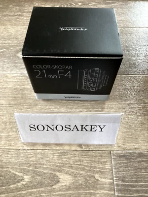 Voigtlander Color-Skopar 21mm f4 P Lens VM for Leica M from Japan w/Box 【NEW】 - Image 1 of 4