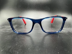 Boys Youth Ray-Ban Eyeglasses Kids RB 1549 Full Frame Square Blue Red Gray - Picture 1 of 10