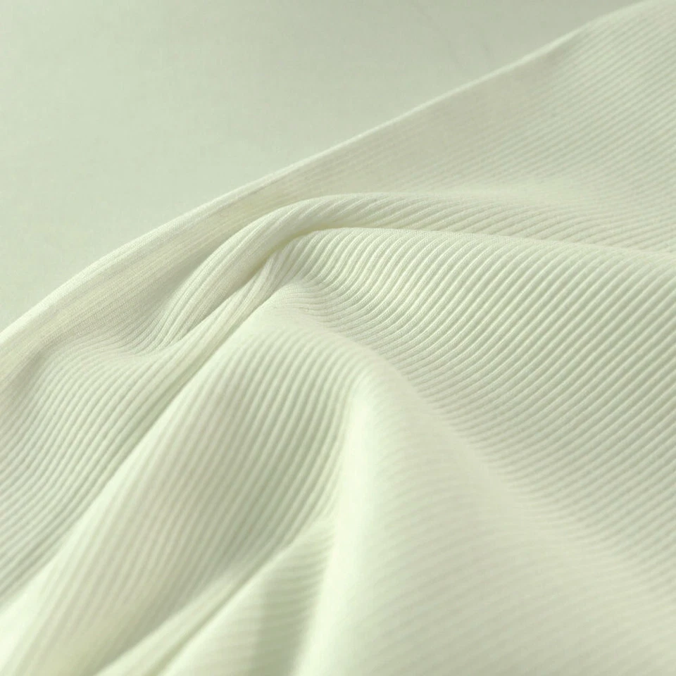 creme Schlauch Jersey Bündchenstoff Jerseystoff Meterware Strickbündchen - Bild 1 von 1