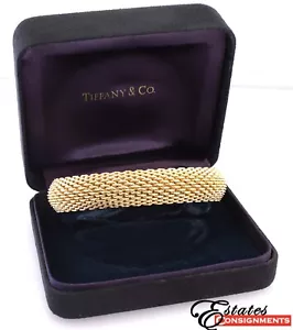 Tiffany & Co. 18K Gelbgold Netzarmreif - Bild 1 von 5