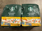2 Pack Starbucks Veranda Blend Blonde Roast Ground Coffee - 28 Oz. Exp. 10/2023