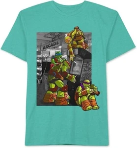 Nickelodeon Boys TMNT Arcade Time Graphic T-Shirt Medium (10-12) - Picture 1 of 2