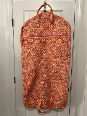 Bolso de Ropa Colgante Vera Bradley Rosa Y Naranja Paisley Sherbet Foto 1 de 4