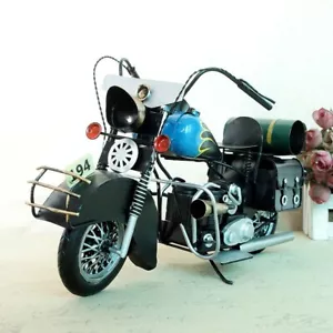 Rustic Iron Art Handmade Motorcycle Model Collection Metal Motorbike Sculpture - Picture 1 of 19