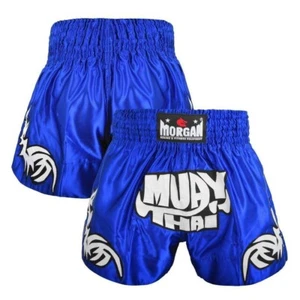 Morgan Sports - Aztec Warrior Muay Thai Kick Boxing Shorts - Blue - Picture 1 of 21