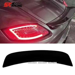 For 987 Porsche Cayman S 06-2012 Glossy black Duck Style Rear Spoiler Trunk Wing - Picture 1 of 9