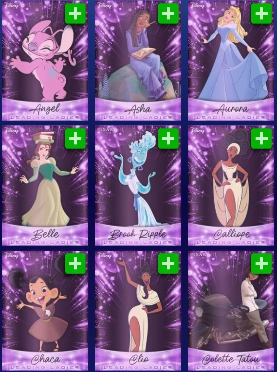 [DIGITAL] Topps Disney - Leading Ladies 25 S1 - Purple Chrome Character - Pick - Image 1 of 1