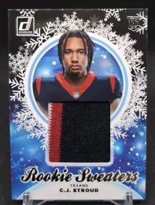 2023 Panini Donruss Rookie C.J. STROUD Rookie Sweaters Houston Texans No. HS-CJS - Picture 1 of 2