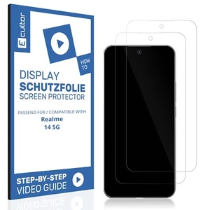 2x Pellicola protettiva 3D opaca per Realme 14 5G Flessibile Proteggi Schermo - Picture 1 of 6