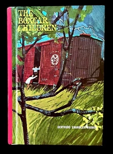 VTG BOOK ~ THE BOXCAR CHILDREN Gertrude Chandler Warner (Hardcover, 1977) - Foto 1 di 6