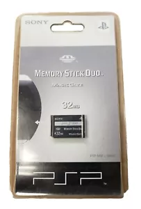 Sony PSP 32MB Memory Stick DUO Magic Gate (Official OEM) PSP-M32 New Sealed - Picture 1 of 4