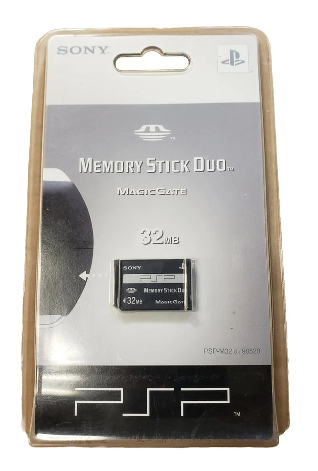 Sony PSP 32MB Memory Stick DUO Magic Gate (Official OEM) PSP-M32 New Sealed  - Image 1 of 4