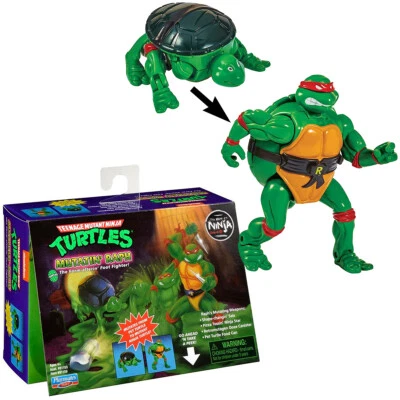 PLAYMATES TOYS Teenage Mutant Ninja Turtles Classic Mutatin verwandel Figur: Raphael