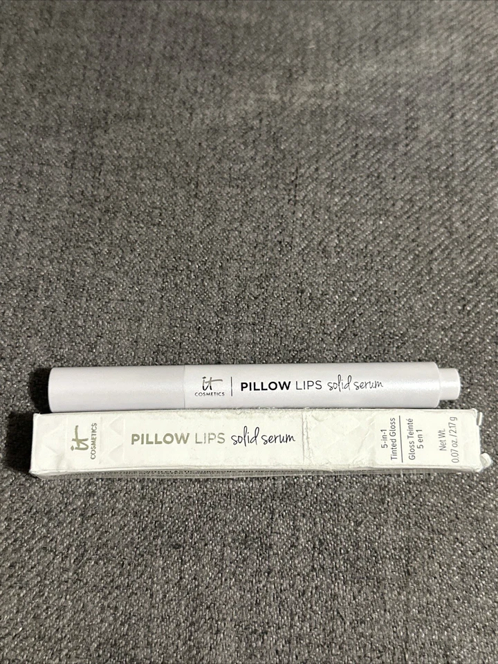 Suero sólido Pillow Lips (11:11) 5 en 1 brillo tintado 0,07 oz. nuevo con caja Foto 1 de 4
