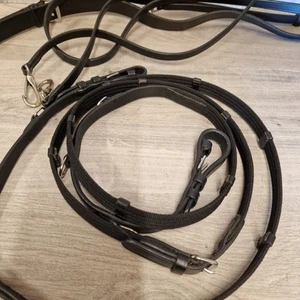 Pogony Horse Pony Leather Halter Narness Bridle Training ? - Picture 1 of 13