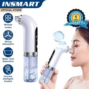 Vacuum Blackhead Remover Facial Skin Pore Acne Pimple 5 Sucker Cleaner Machine - Picture 1 of 6