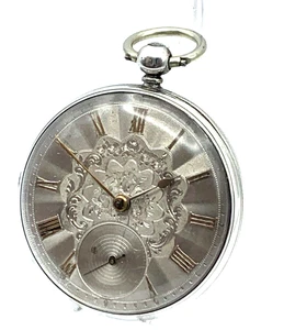 1853 Excl Cond Silver Dial FUSEE Gents Pocket Watch J Bryson SERVICED. Antique. - Picture 1 of 17