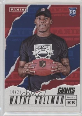 2017 Panini Father's Day Thick Stock /25 Wayne Gallman #71 Rookie RC - Image 1 of 2