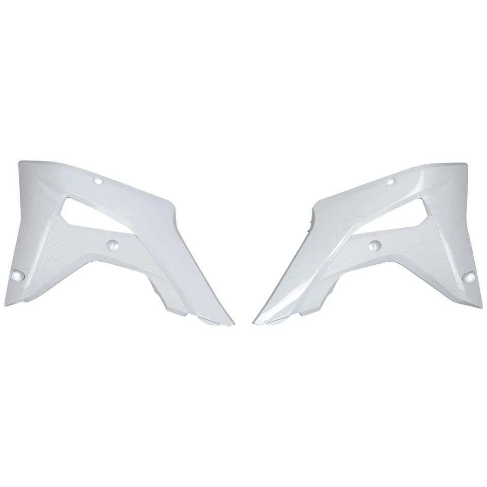 UFO Radiator Shrouds Scoops Pair White CRF250RX 19-21 CRF450RX 17-20 450L 19-20 - Image 1 of 1