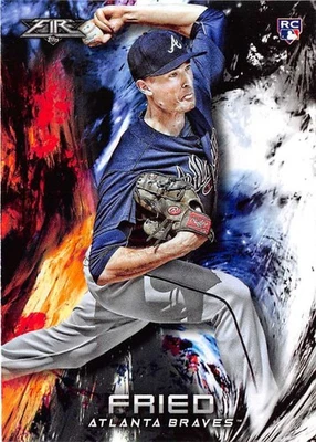 2018 Topps Fire #28 Max Fried RC - Rookie Card Braves NM-MT ID:40818 ID:40818 - Image 1 of 2