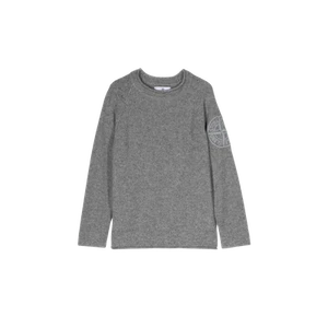 (Kids) Stone Island 507Z1 Reverse Stitch Wool Viscose Nylon Cashmere Blend Crew - Picture 1 of 4
