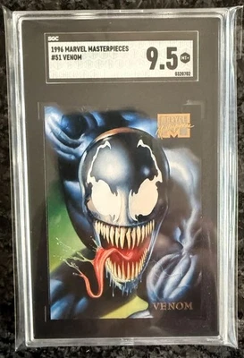 1996 Marvel Masterpieces VENOM #51 SGC 9.5 MINT+ Candidate for PSA 10 - Image 1 of 2
