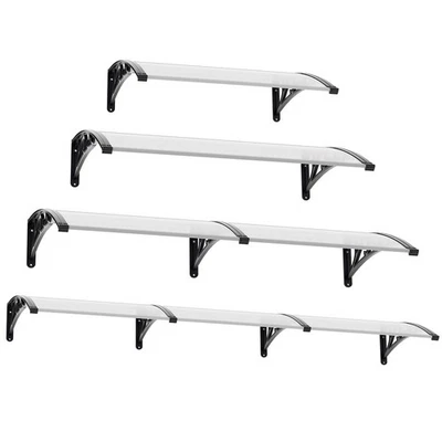 Vordach für Haustür Haustürvordach Pultvordach Türdach 120-300cm Überdachung - Bild 1 von 4