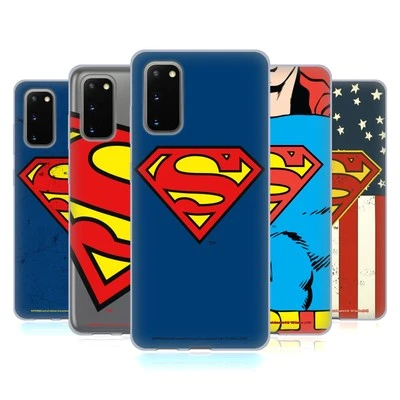FUNDA DE GEL SUAVE OFICIAL SUPERMAN DC COMICS LOGOTIPOS PARA TELÉFONOS SAMSUNG 1 Foto 1 de 4
