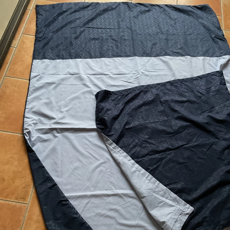 QVC SCHLOSS HELLENSTEIN Wende-Bettwäsche 2-tlg130x200/80x80 blau Reißverschluss  - Bild 1 von 4