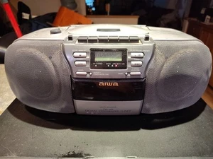 Rare Vintage Aiwa CSD-ED30 CD Cassette Recorder AM/FM Stereo Boombox Tested! - Bild 1 von 6