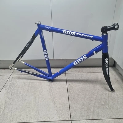 GIOS TORINO ALLOY CARBON FRAMESET IN NICE CONDITION ROAD EACING FRAME RECORD - Image 1 of 4