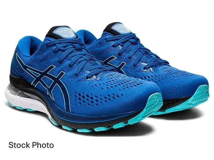 ASICS Gel-Kayano 28, Lake Drive Blue/Black, Men's 11.5, NEW INSOLES/LACES, CLEAN - Image 1 of 4