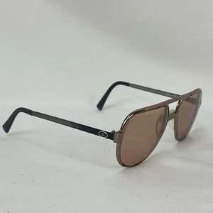 VINTAGE EVANS 143 OPTALUME E6 METAL AVIATOR SUNGLASSES FRAMES USA 56 16 143 - Picture 1 of 9