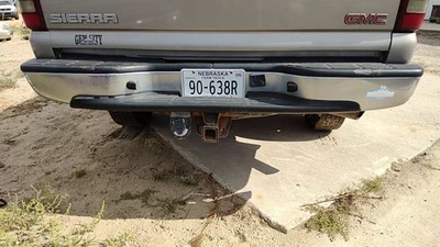 1999-2007 Sierra 2500 Hd conjunto de para-choque traseiro cromado com suportes fabricante de equipamento original 12473000 - Imagem 1 de 4