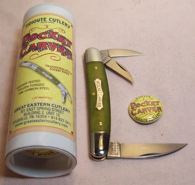 2024~GREAT EASTERN CUTLERY~MINT~POCKET CARVER~3 BLADE CONGRESS WHITTLER w/ BOX~ - Image 1 of 4