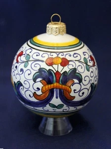 Deruta Cerámica Italiana Adorno de Navidad Ricco Hecho en Italia - Imagen 1 de 4