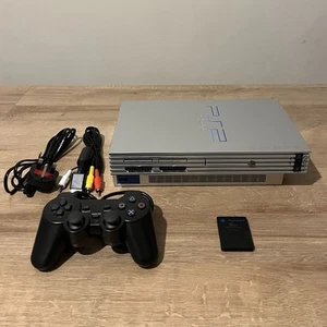 Sony PlayStation 2 PS2 FAT Silver Console With All Brand New Accessories GC - Picture 1 of 9
