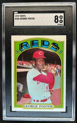 1972 Topps George Foster #256 Reds SGC 8 - Imagem 1 de 2