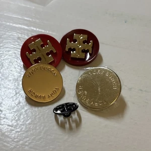 Tory Burch Shank Button Assorted Lot.  5 Pieces - Picture 1 of 3