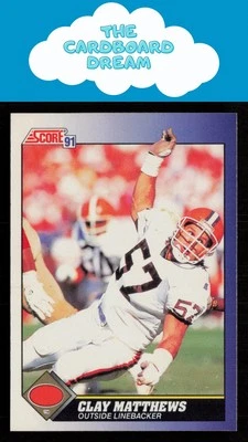 Clay Matthews 1991 Score #19 Cleveland Browns - Image 1 of 2