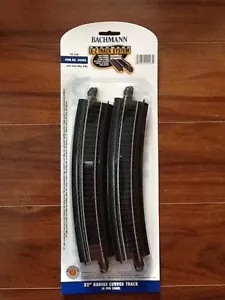 BACHMANN 1/87 HO 22" RADIUS CURVED TRACK STEEL ALLOY 4 - PACK # 44403 F/S - Picture 1 of 1