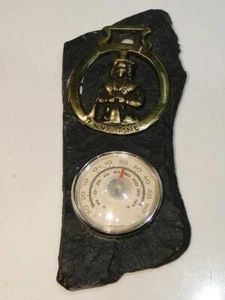 Vintage Jenny Jones Bottle Opener & Thermometer on Slate made in England - Picture 1 of 4