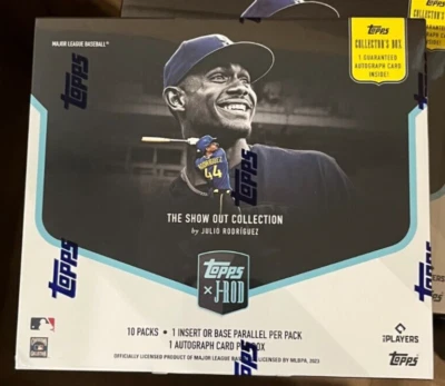 2023 Topps x Julio Rodríguez J-ROD MLB - Factory Sealed Collectors Box w/ 1 Auto - Image 1 of 2