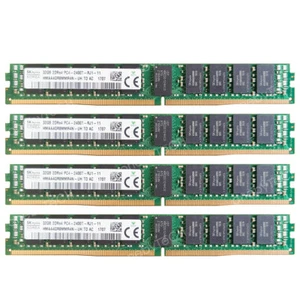 128GB 4X32GB 2DRX4 PC4-19200 DDR4 2400MHZ ECC Reg Server Memory RDIMM VLP Module - Picture 1 of 5