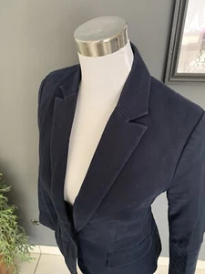 Mango Da. Blazer Jacke Gr. 38 Blau Tailliert - Bild 1 von 3