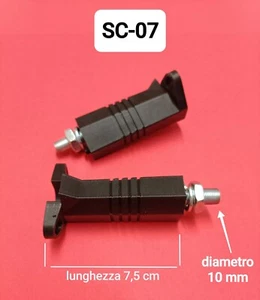COPPIA SUPPORTI IN GOMMA FRECCE CEV PER CAGIVA MALAGUTI HONDA GUZZI FANTIC MORIN - Foto 1 di 9