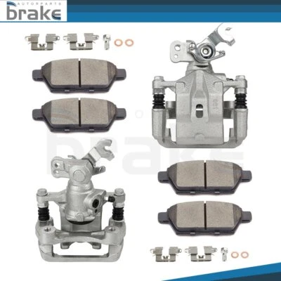 Pinzas de freno traseras y pastillas de cerámica para Ford Fusion Lincoln MKZ 2006-2012 Foto 1 de 4