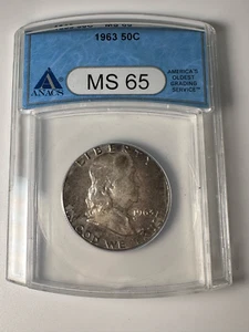 1963 Franklin Half Dollar - Picture 1 of 8