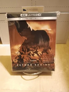 Batman Begins 4K Full Slip SteelBook Blu-ray 2005 MANTA LAB Exclusive ShpNextDay - Picture 1 of 18
